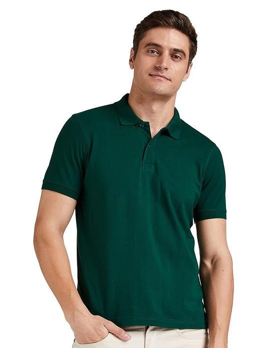 Green Polo T-shirt For Men