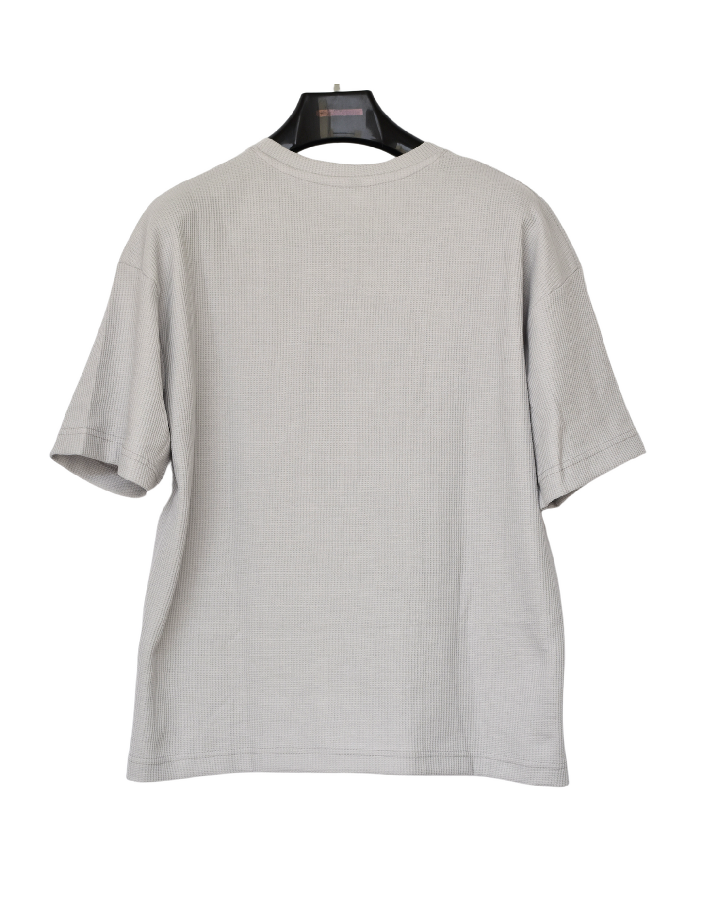 Grey Round neck Unisex Oversize T-shirt | Waffle T-shirt for Men and Women