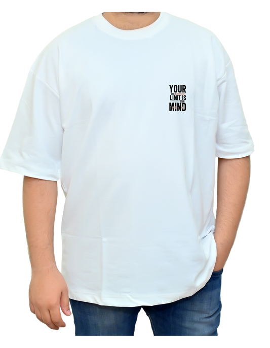 Motivational Quotes White Oversize T-shirt