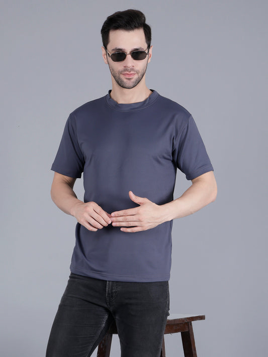 Grey Regular Fit Dri-Fit T-Shirt!