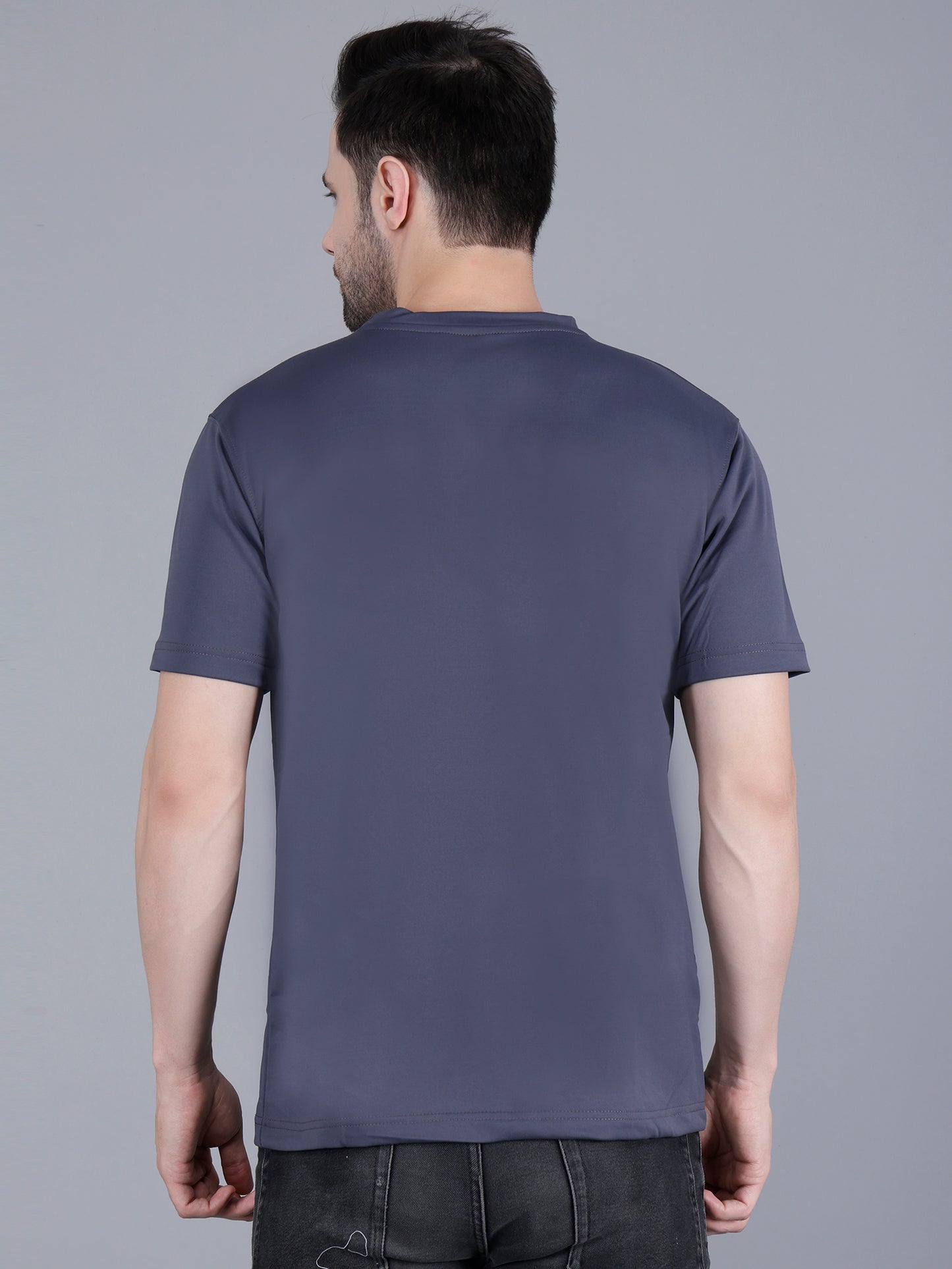 Grey Regular Fit Dri-Fit T-Shirt!