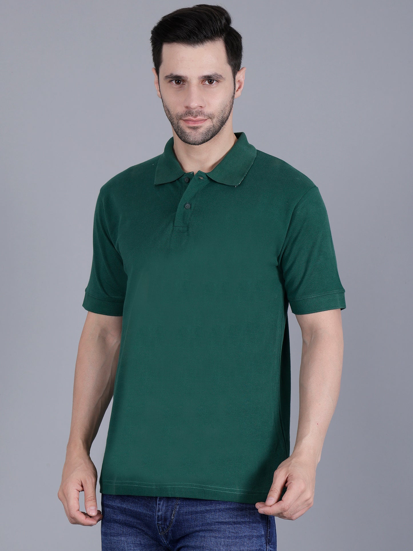 Green Polo T-shirt For Men